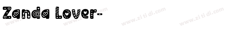 Zanda Lover字体转换